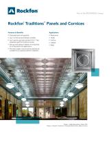 Rockfon®  Traditions™  Panels and Cornices - 1