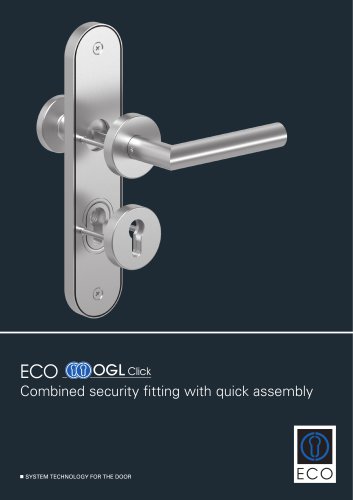 Combined security fitting with quick assembly