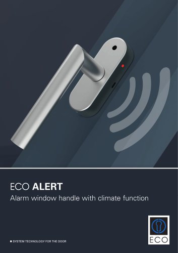 ECO ALERT - Alarm window handle with climate function