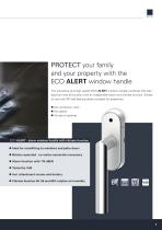 ECO ALERT - Alarm window handle with climate function - 3