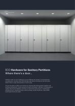 Handles and accessories for sanitary partitions - Latching on to things-13