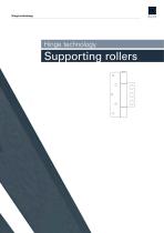 Hinge technology - Supporting rollers