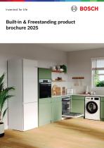 Built-in and Freestanding Product Brochure 2025
