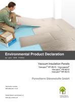 EPD Environmental Product Declaration - 1