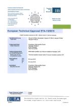 ETA European Technical Approval ETA-13/0515 - 1