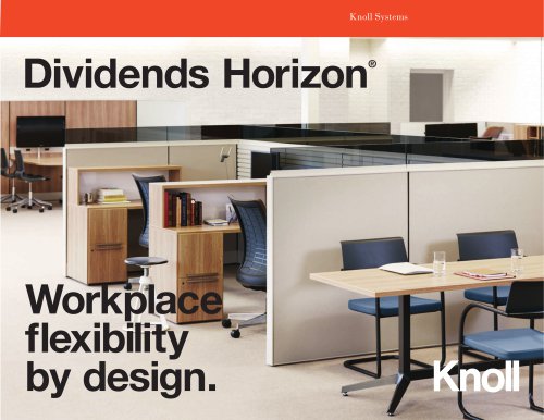 Dividends Horizon® : Workplace fexibility by design.