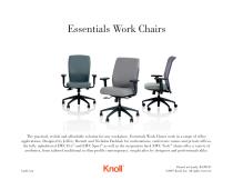 Essentials Work Chairs Brochure - 16