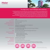 Haier UK White Goods Brochure 2011/2012 - 2