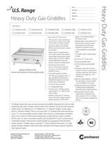 Heavy Duty Gas Griddles - 1