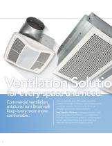 BROAN Light Commercial Ventilation Catalog - 2