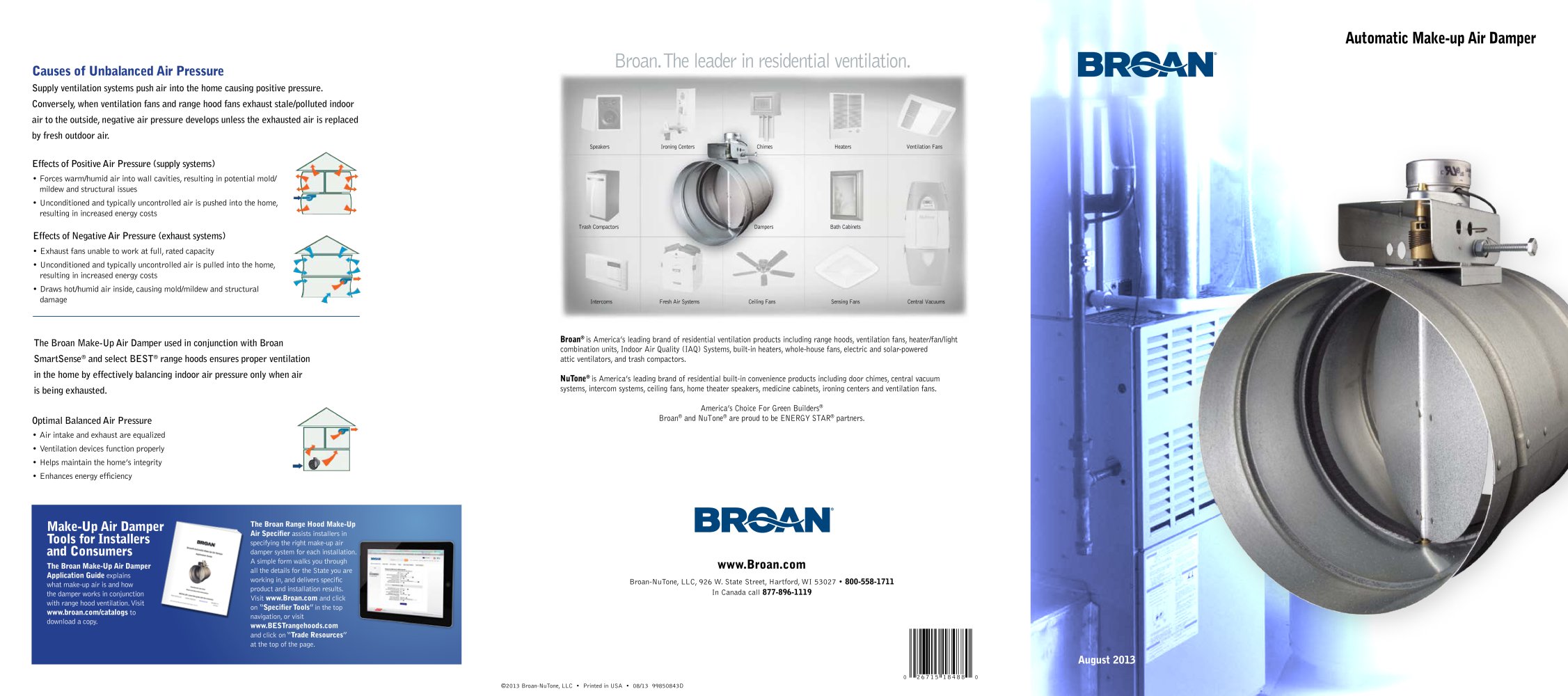 Broan Make Up Air Dampers Catalog Pdf Catalogues Broan Make Up Air Dampers Catalog 1 2 Pages