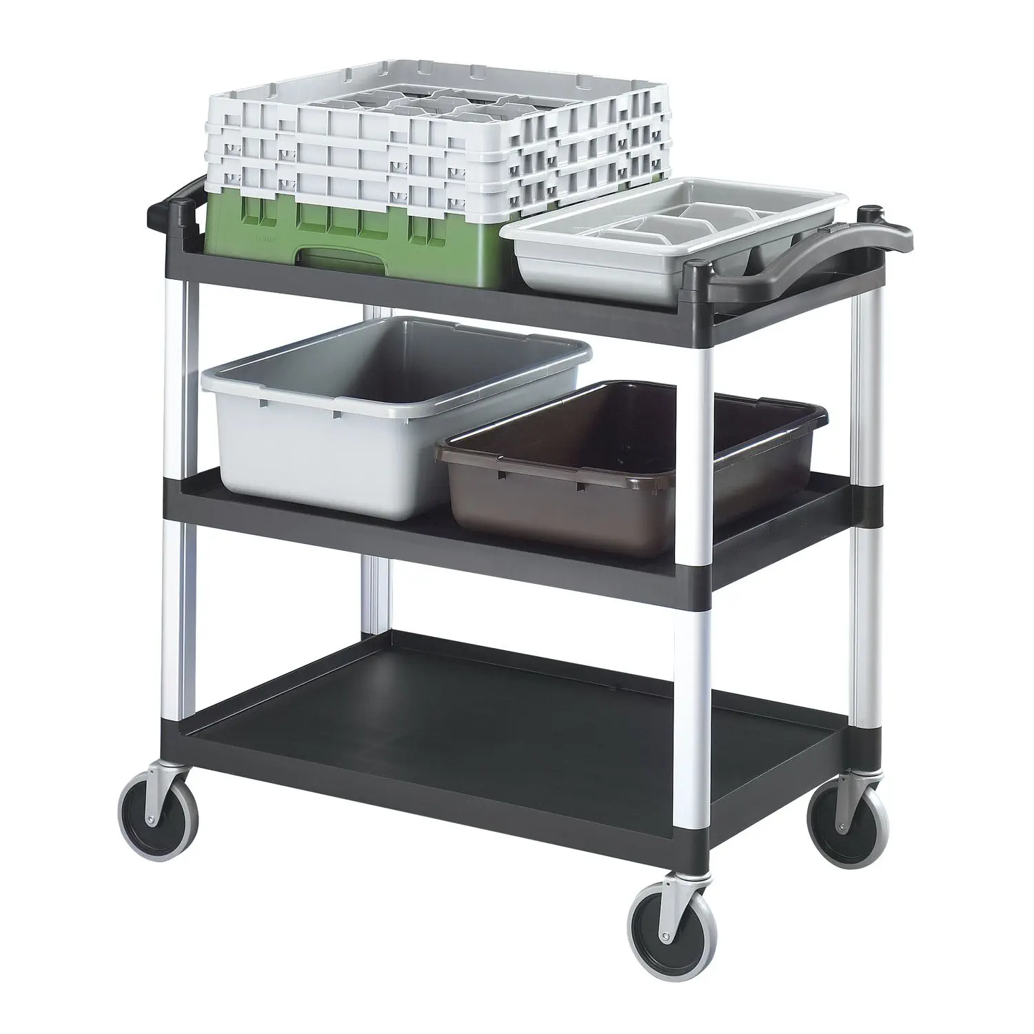 定価6万CAMBRO キャンブロ ユーティリティカート BC340KD 黒 厨房 Carrinho de serviço - BC340KD - Cambro - multiuso / para cozinha