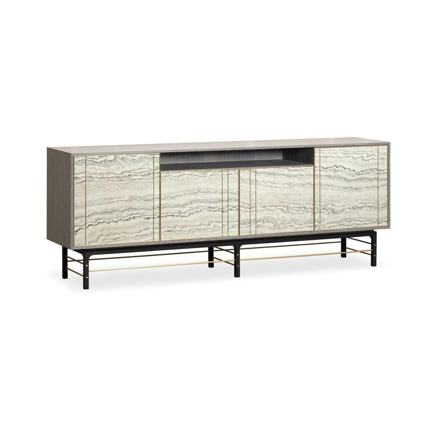 Buffet aparador contemporâneo - FEEL II - AM LIVING - em madeira / em ...