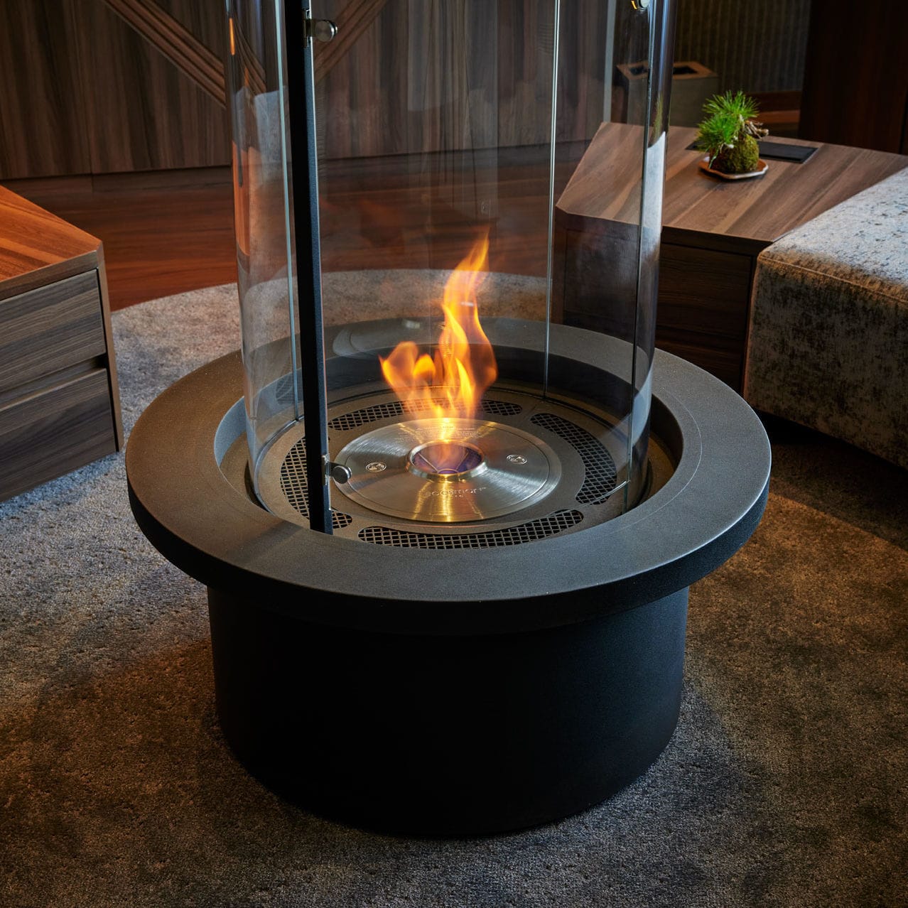Queimador a bioetanol redondo - AB3 - EcoSmart Fire - contemporâneo ...