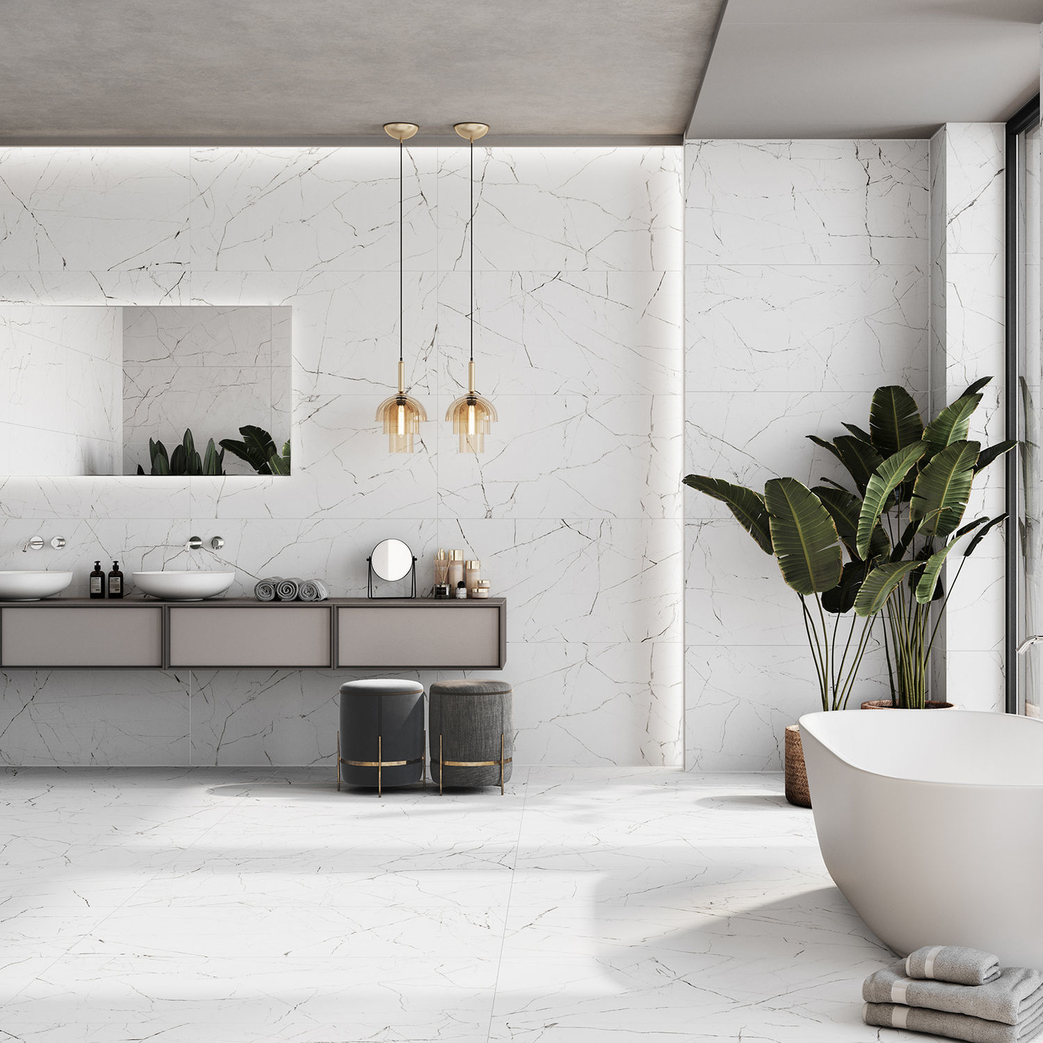 Placas de revestimento em grés porcelanato - DELIGHT - SALONI CERAMICA ...