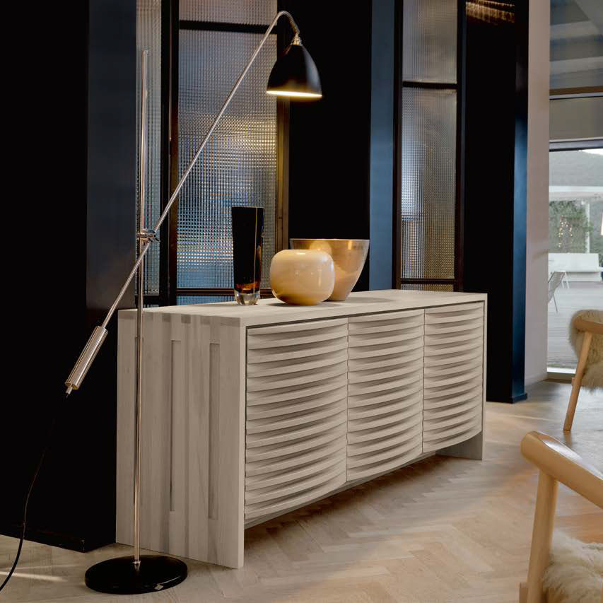 Buffet aparador contemporâneo - A - 620 - Dale Italia - em madeira / bege