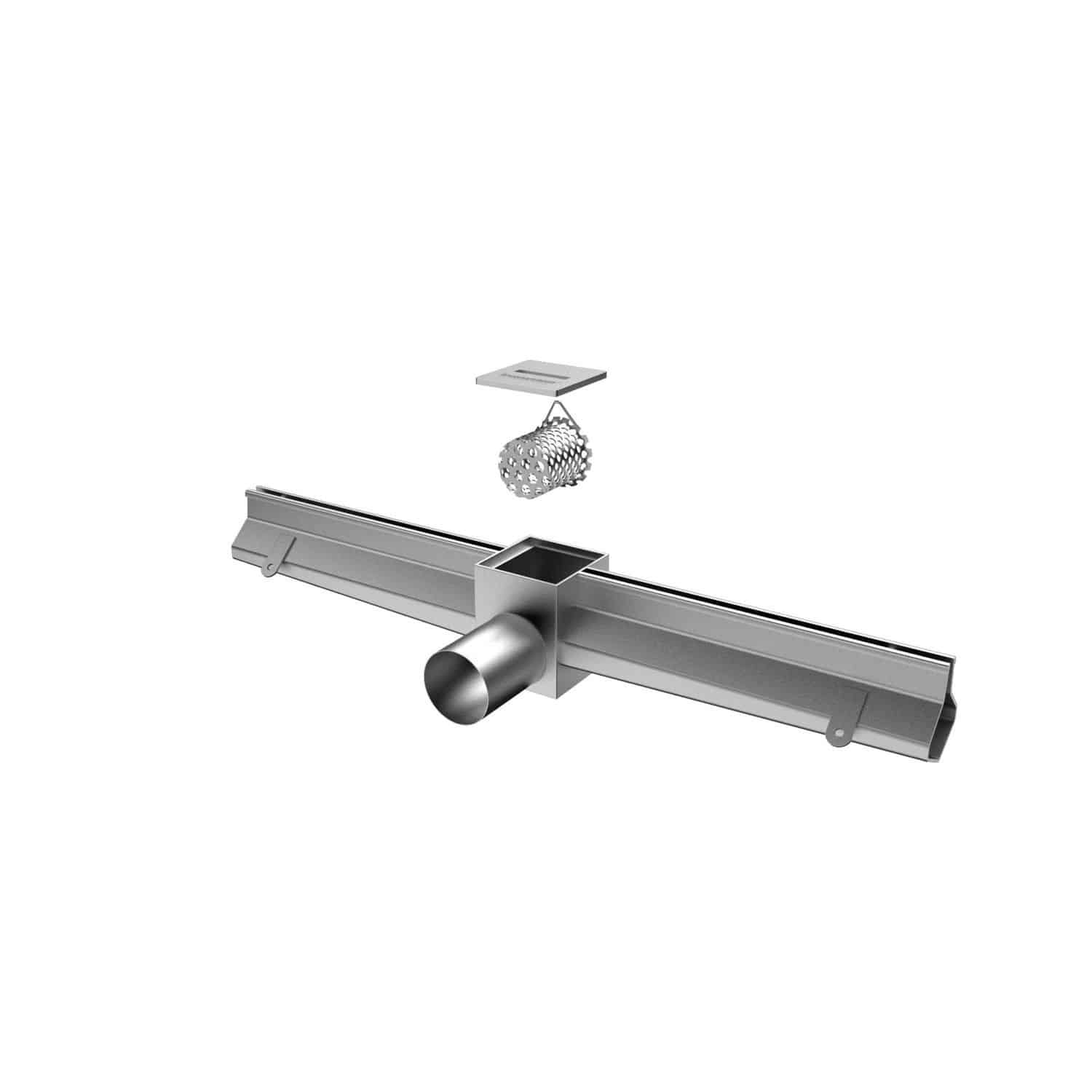 Calha De Escoamento Com Fenda Central 1470 Inoxsystem S r l Com 