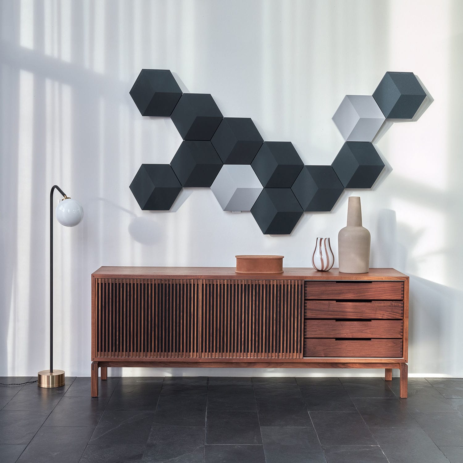Buffet aparador contemporâneo - AK 2060 - Naver Collection - em madeira ...