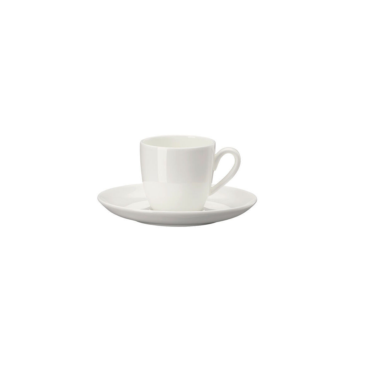 Rosenthal Untertasse Jade Linea Weiß Café au lait-Untertasse
