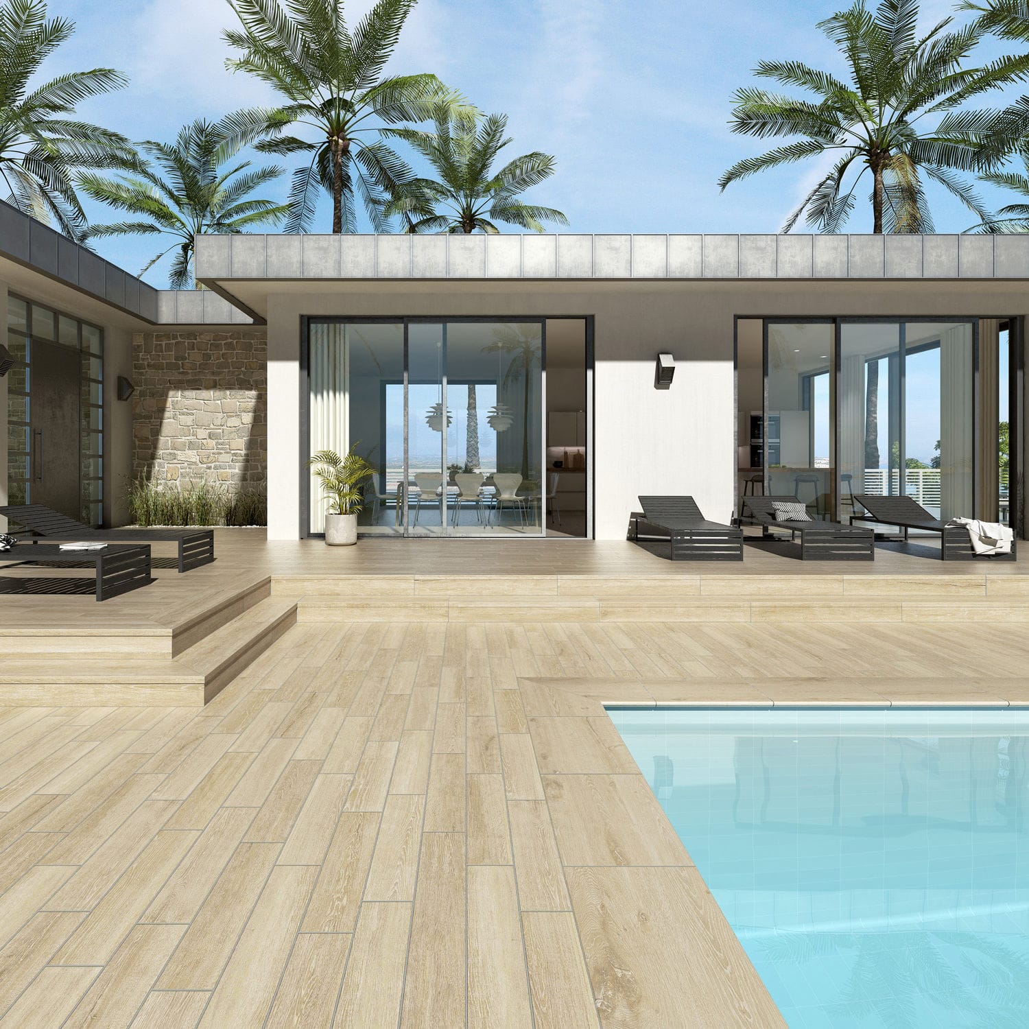 Placas de revestimento para ambiente interno - YOHO OAK - Exagres ...