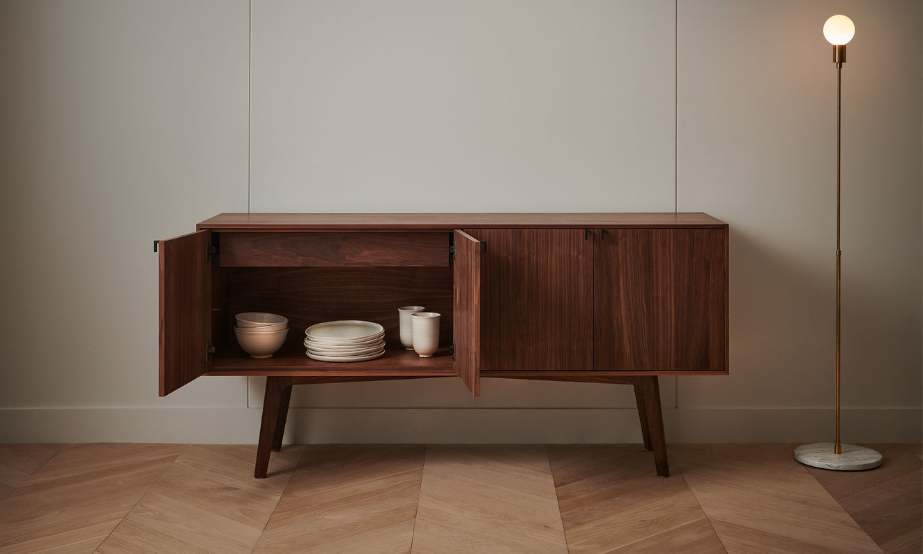 Buffet aparador contemporâneo - S404 - KASTELLA - em nogueira americana ...
