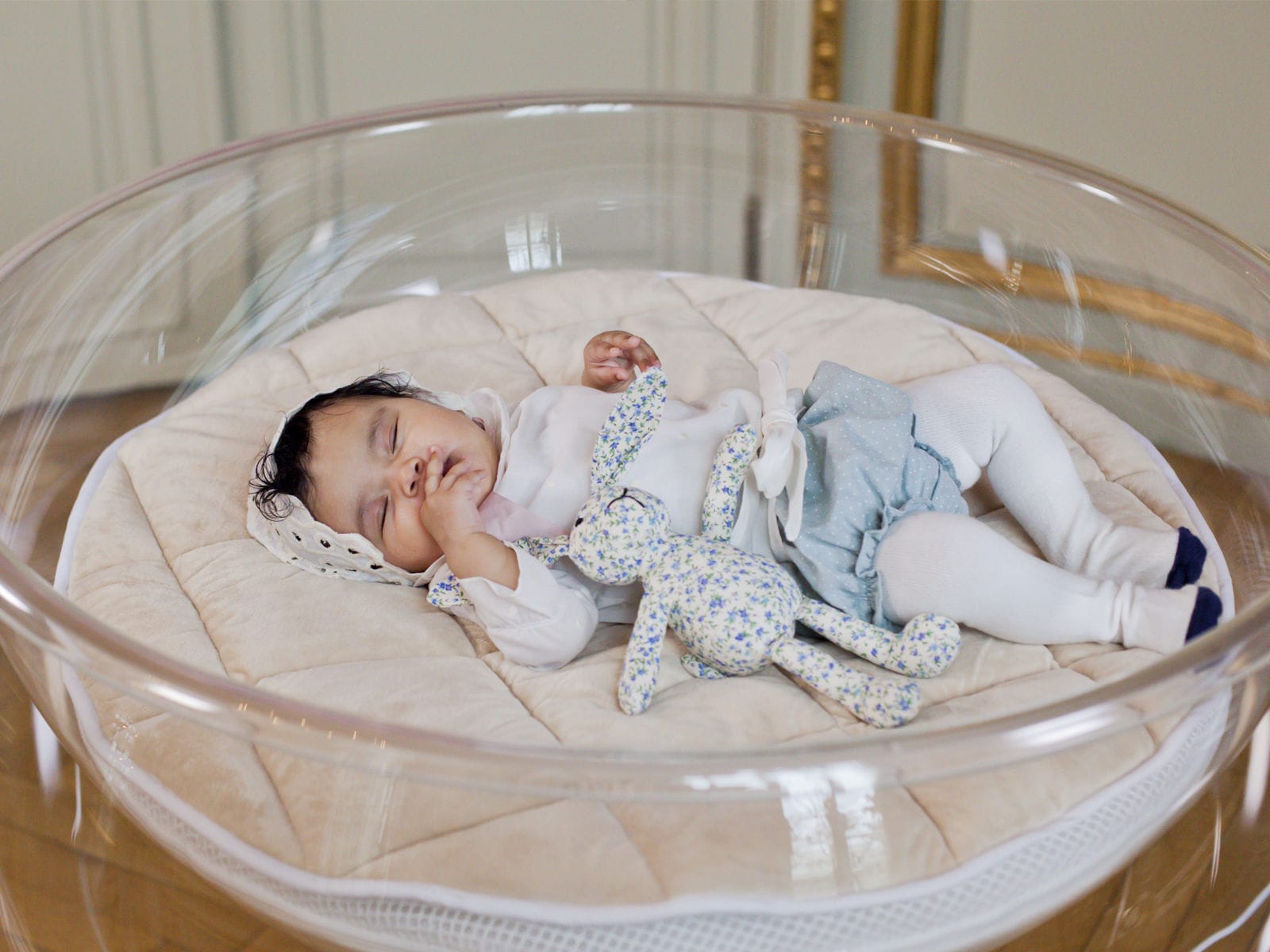 Berço De Balanço Bubble Bubble Baby Bed Em Material Plástico Unissexo