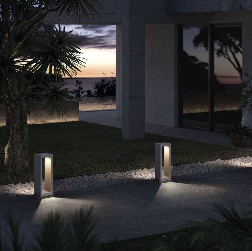 Luminária de chão sem pé - STONE - Novolux Lighting - em concreto ...
