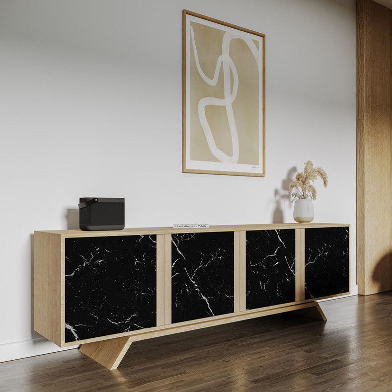 Buffet aparador contemporâneo - Butler - hatt - em mármore / com ...
