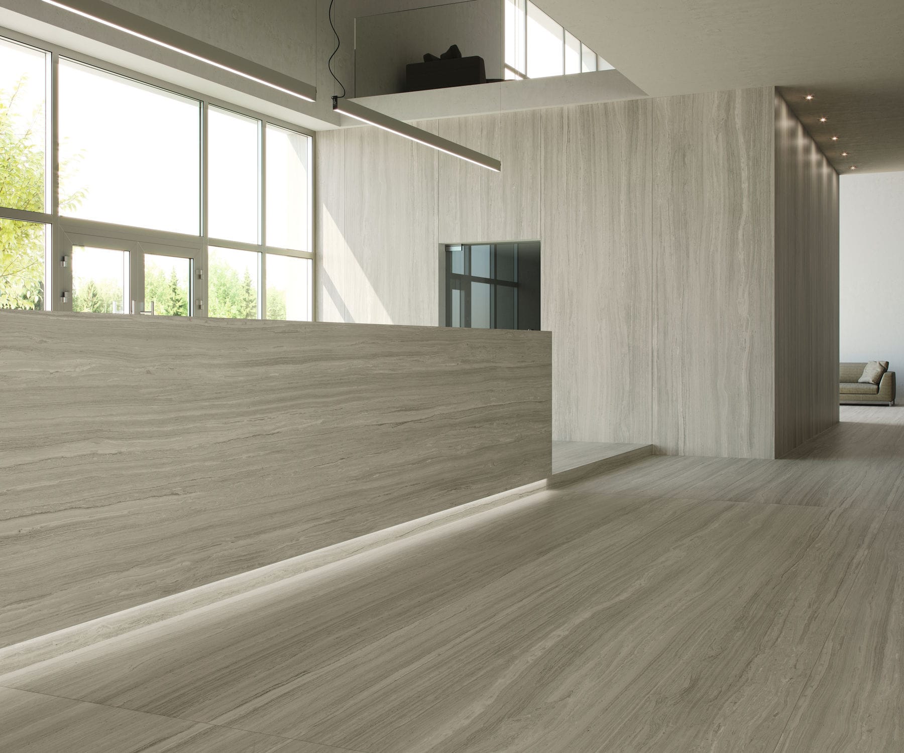 Placas de revestimento em grés porcelanato - COVERLAM SILK - GRESPANIA ...