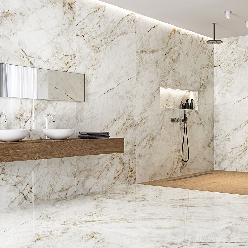 Placas de revestimento em grés porcelanato - COVERLAM CUARZO RENO ...