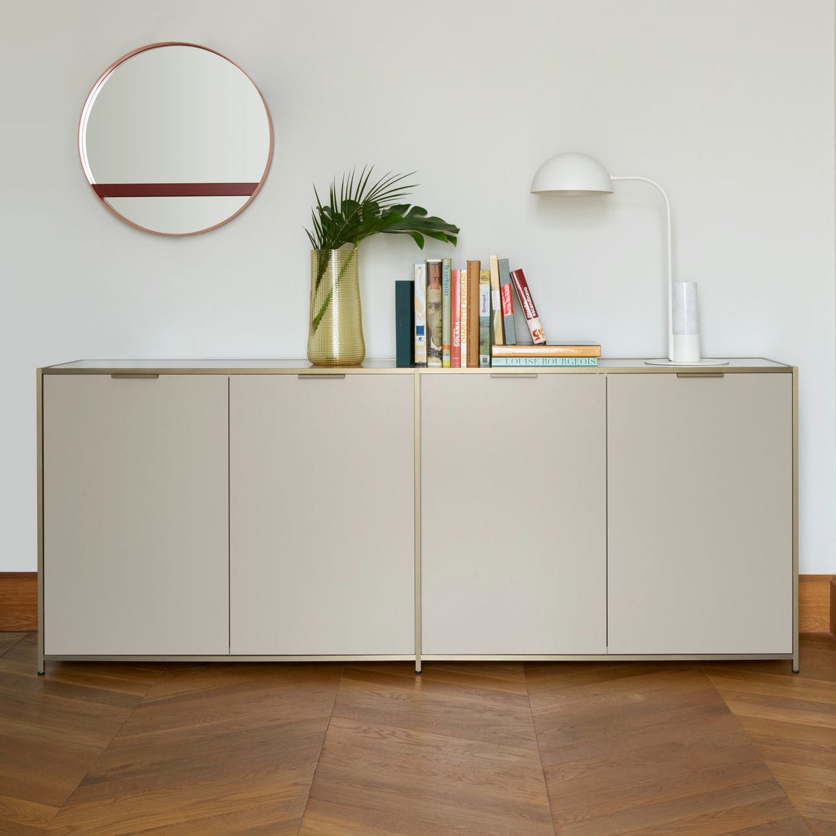 Buffet aparador contemporâneo - DITA - Ligne Roset - em alumínio ...