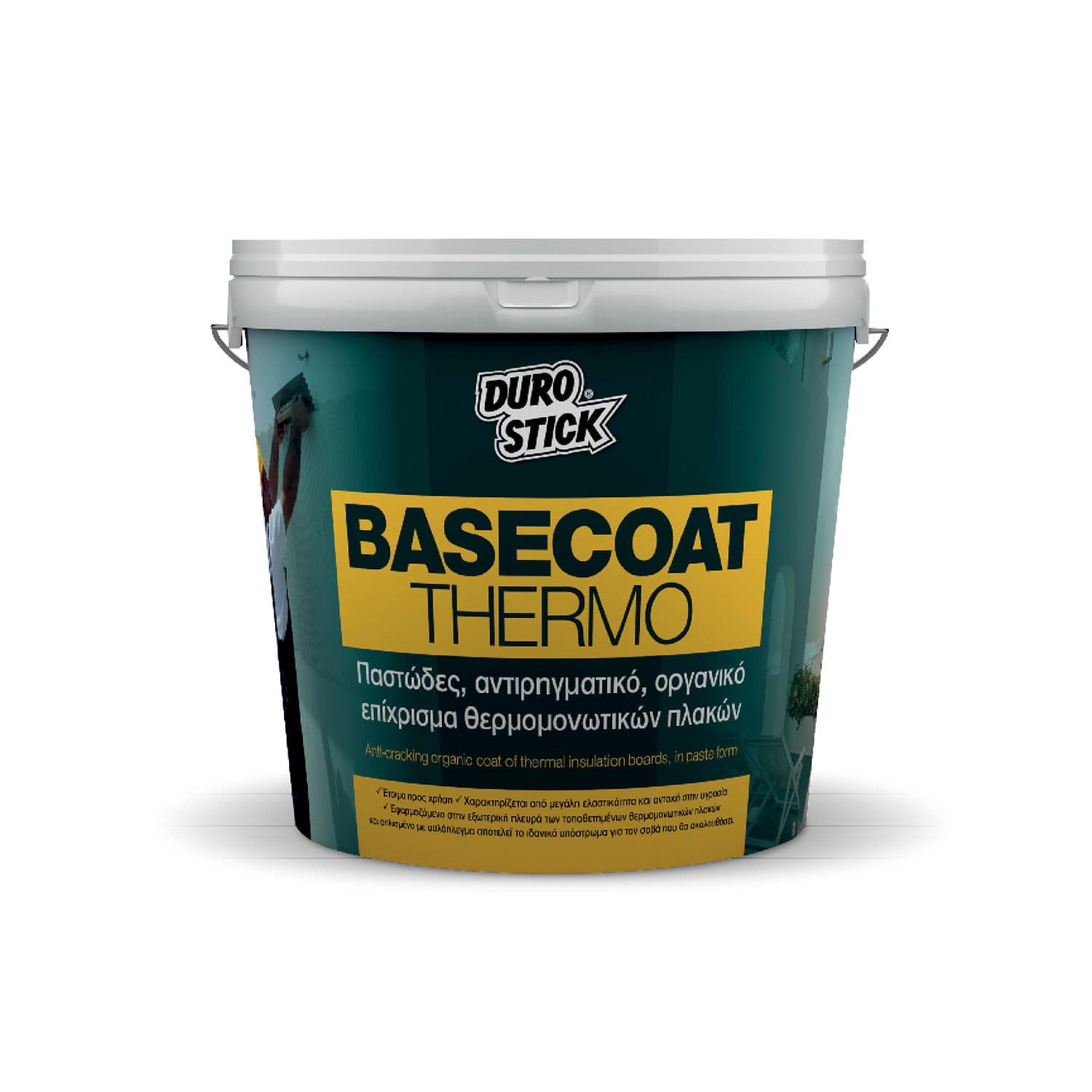 Reboco de isolamento térmico - Basecoat Thermo - DUROSTICK - emboço ...