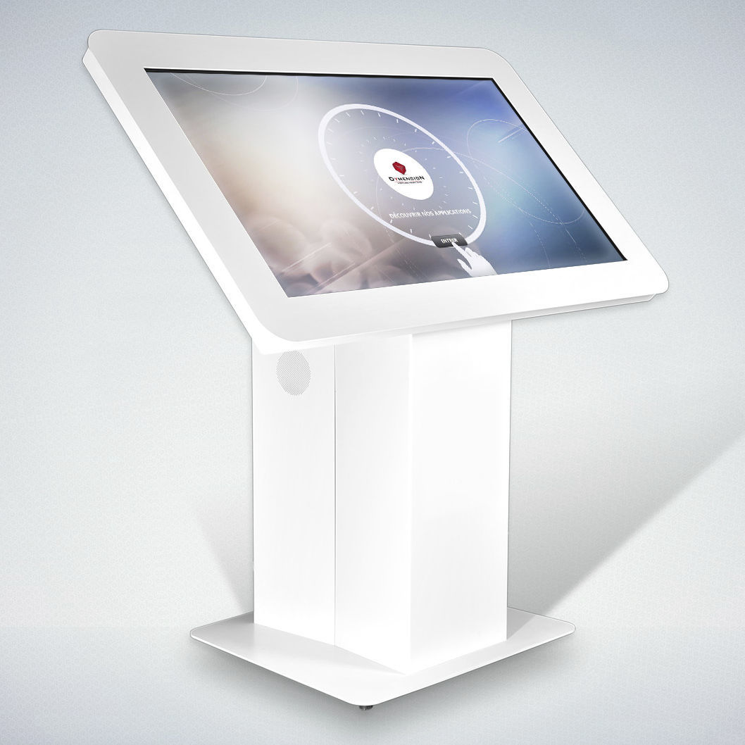 Totem interativo com tela sensível ao toque - ELC 40 - DYMENSION - para ...