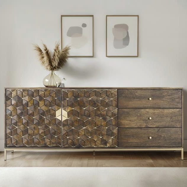 Buffet aparador contemporâneo - 1695 - Giner y Colomer - metálico / em ...
