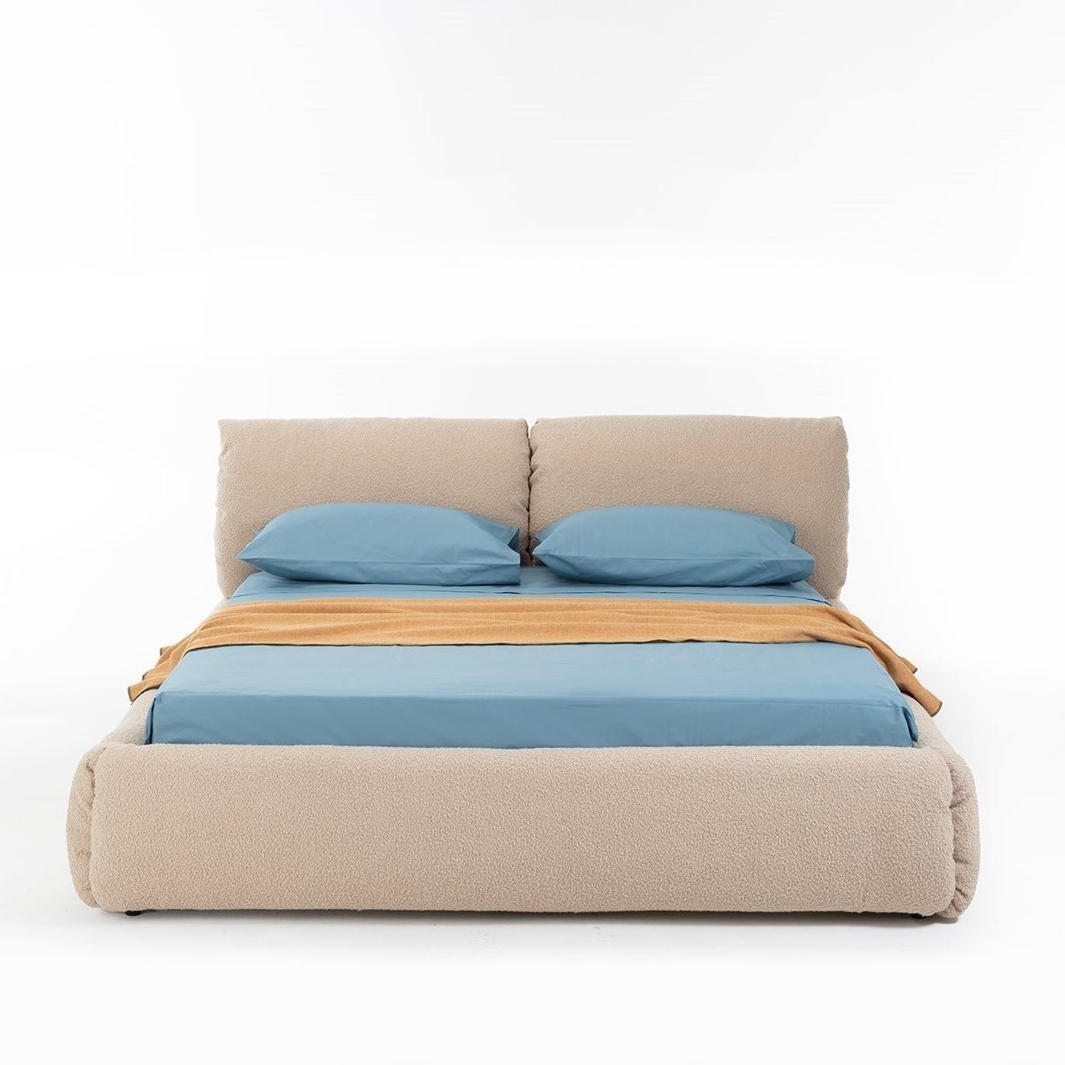 Cama de casal - ZA:ZA 1751 - Zanotta - contemporânea / estofada / com ...