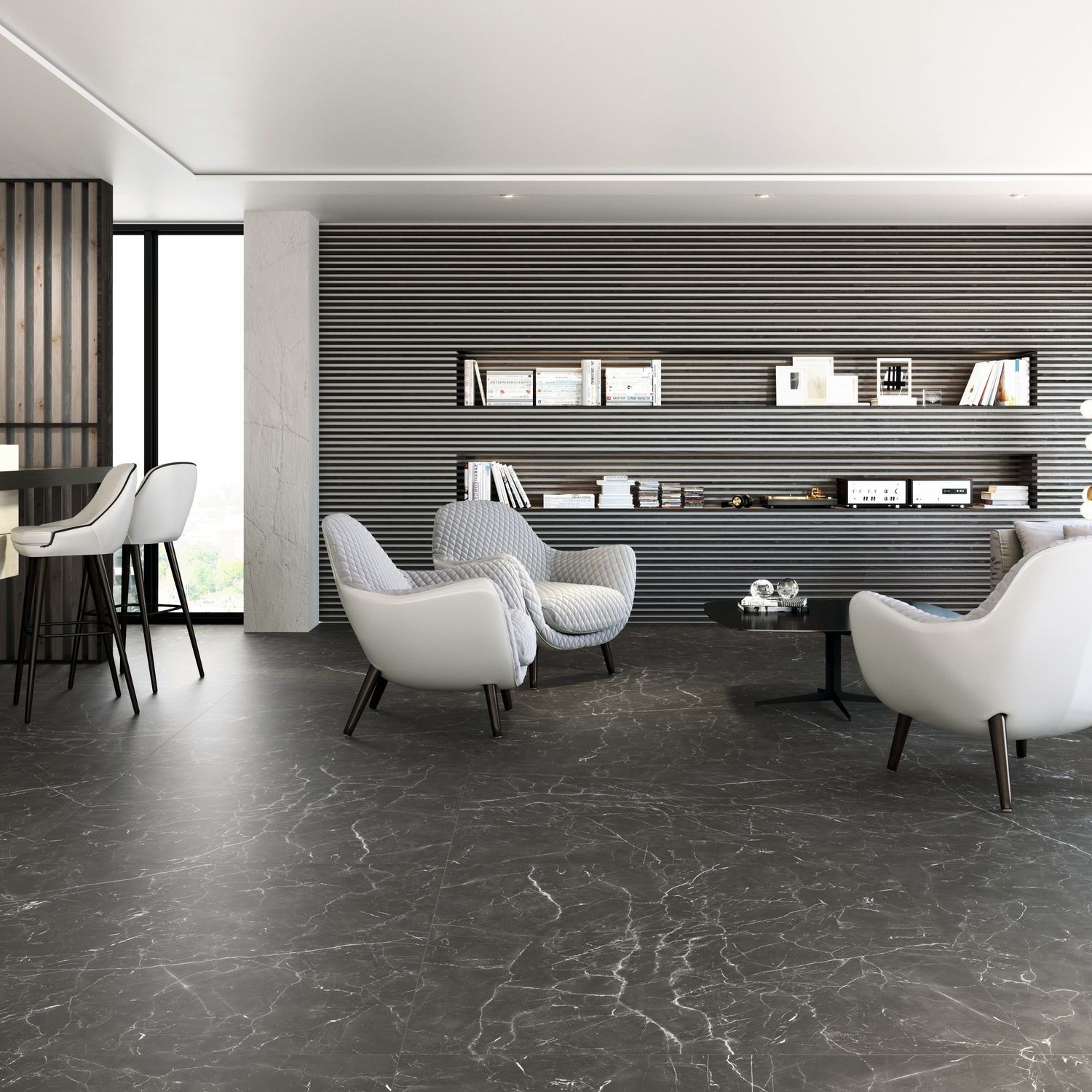 Placas de revestimento em grés porcelanato - FOX - BALDOCER - polida ...