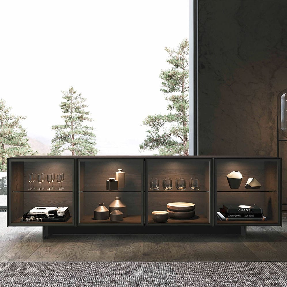 Buffet aparador contemporâneo - THELMA - Olivieri - em carvalho / em ...