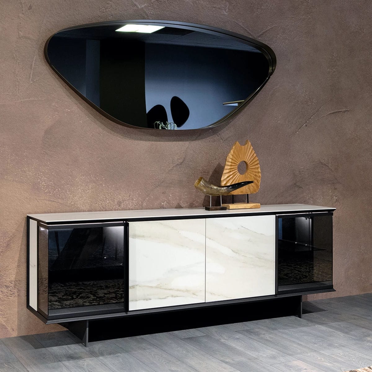 Buffet aparador contemporâneo - AIRA - Tonin Casa - em metal pintado ...