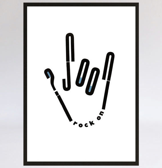 Gravura impressa em papel - Rock On - THELERMONT HUPTON - contemporânea