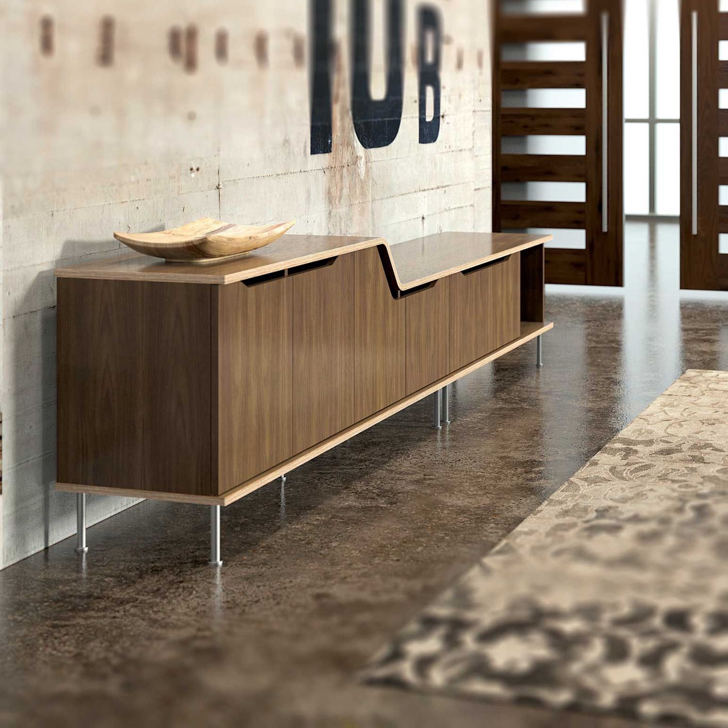 Buffet aparador contemporâneo - BESPACE - Jasper Group - em madeira ...