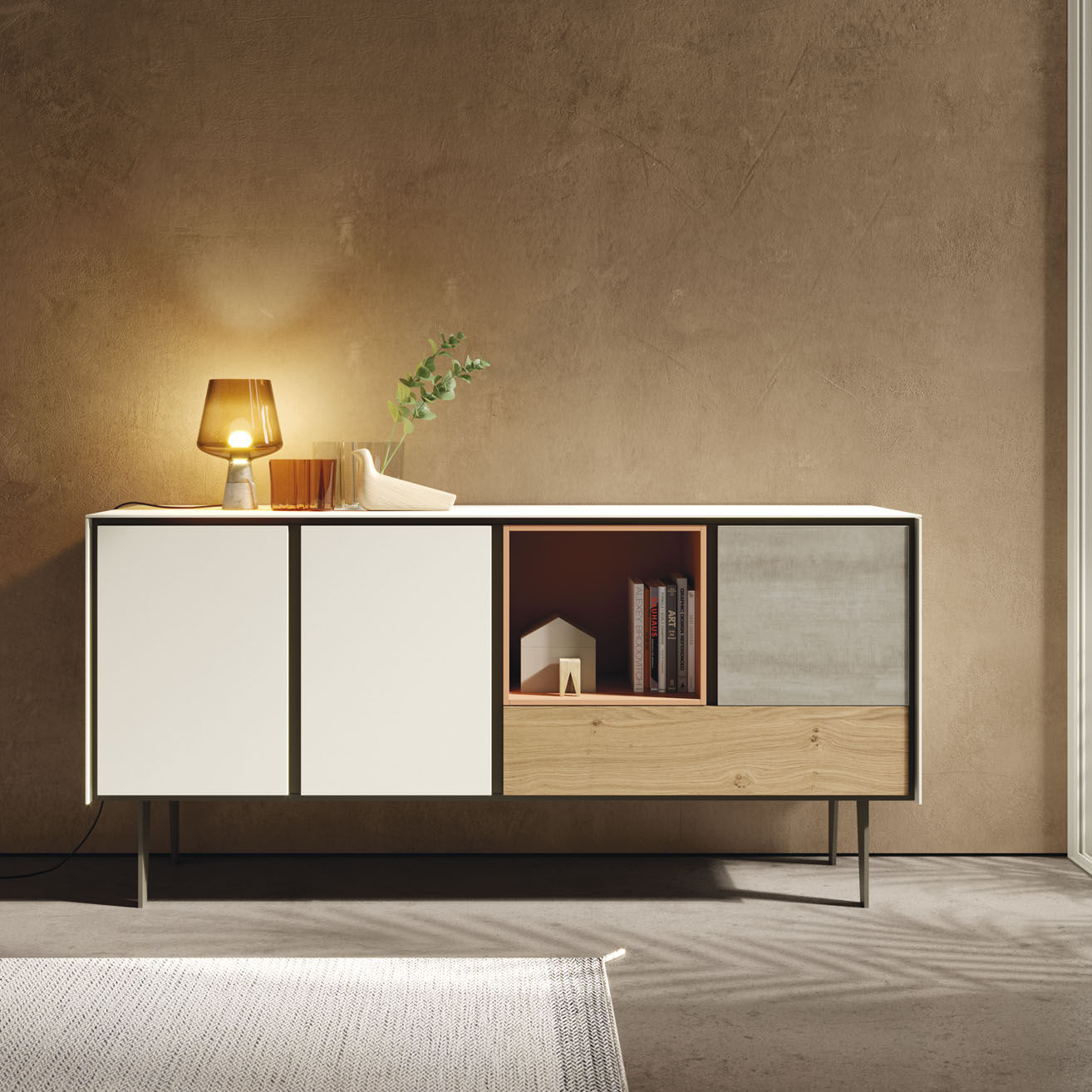 Buffet aparador contemporâneo - BOOK 02 - VIVE - MUEBLES VERGE S.L ...