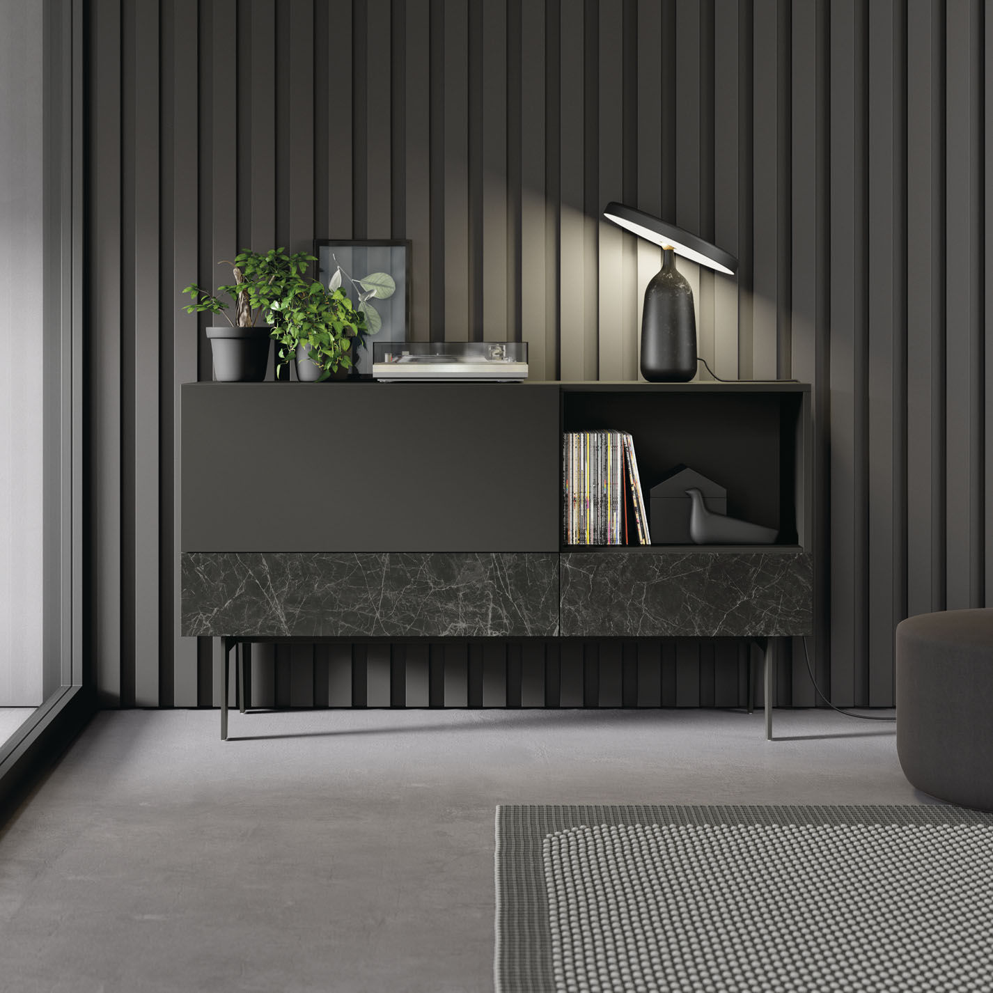 Buffet aparador moderno - COMPACT APARADOR 5 - VIVE - MUEBLES VERGE S.L ...