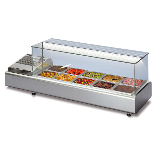 Vitrina Refrigerada De Bancada Topping Tecfrigo Spa Para