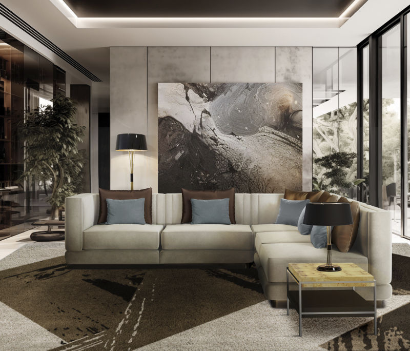 Sofá modular - ORLEANS - BRABBU DESIGN FORCES - contemporâneo / para ...