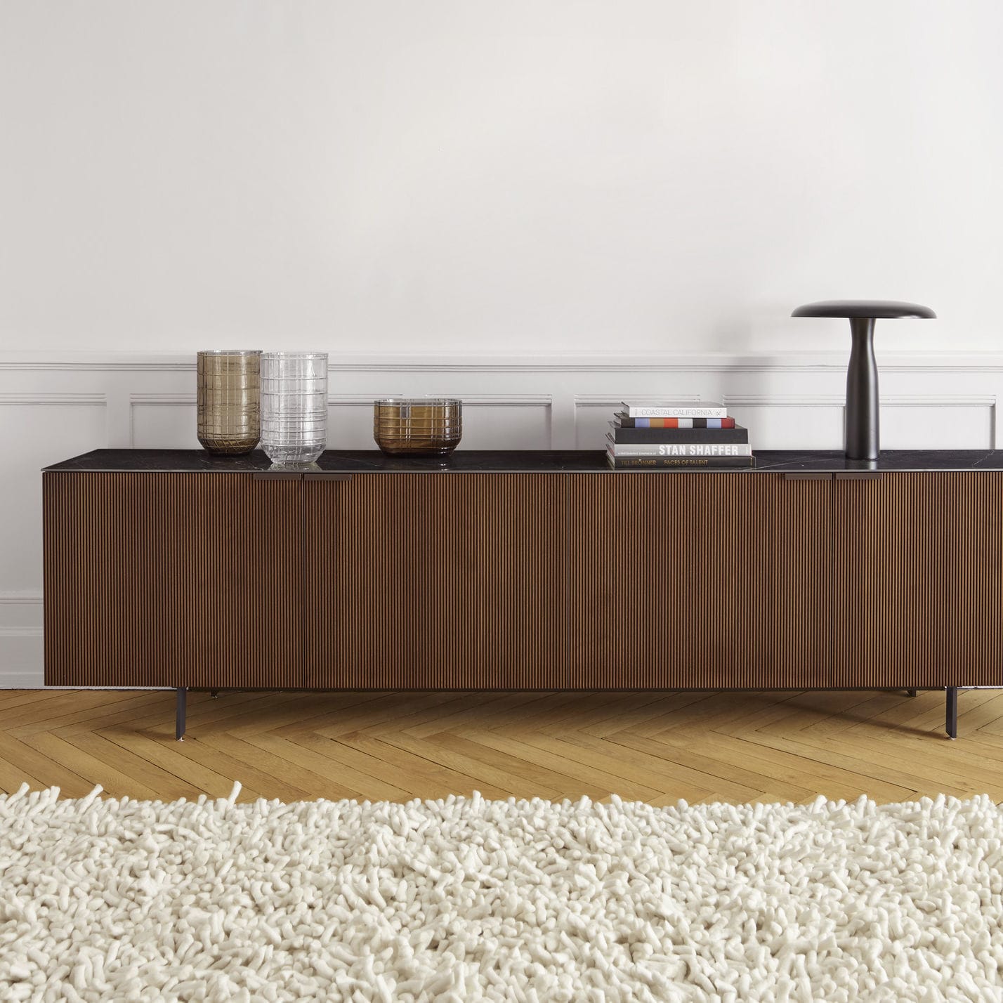 Buffet aparador contemporâneo - SELVANS - CINNA - em nogueira / em ...