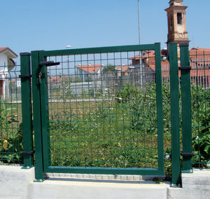 portão de jardim em aço galvanizado