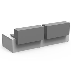 balcão de recepção em laminado melamínico