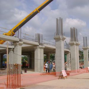 pilar pré-fabricado em concreto armado