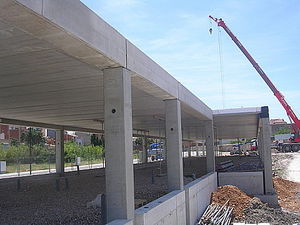 viga em concreto pré-fabricado