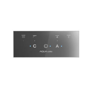 misturador monocomando para box de banheiro / para banheira / de parede / metálico